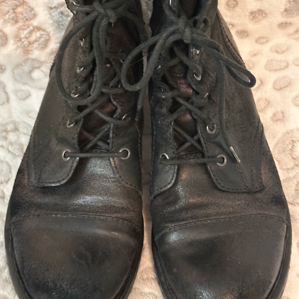 BORN Leather Women’sCombat Boots - Picture 5 of 7